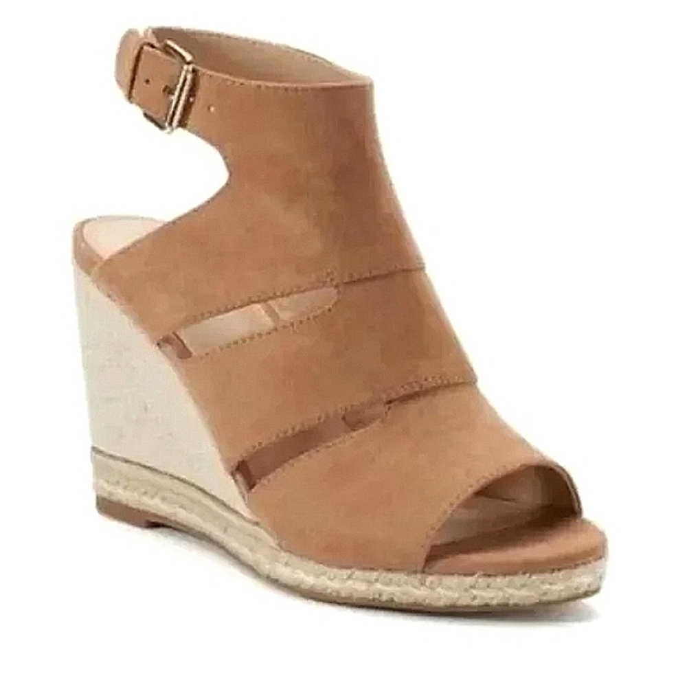 Apt 9 Business Dessert Women's Tan Wedge Sandals
